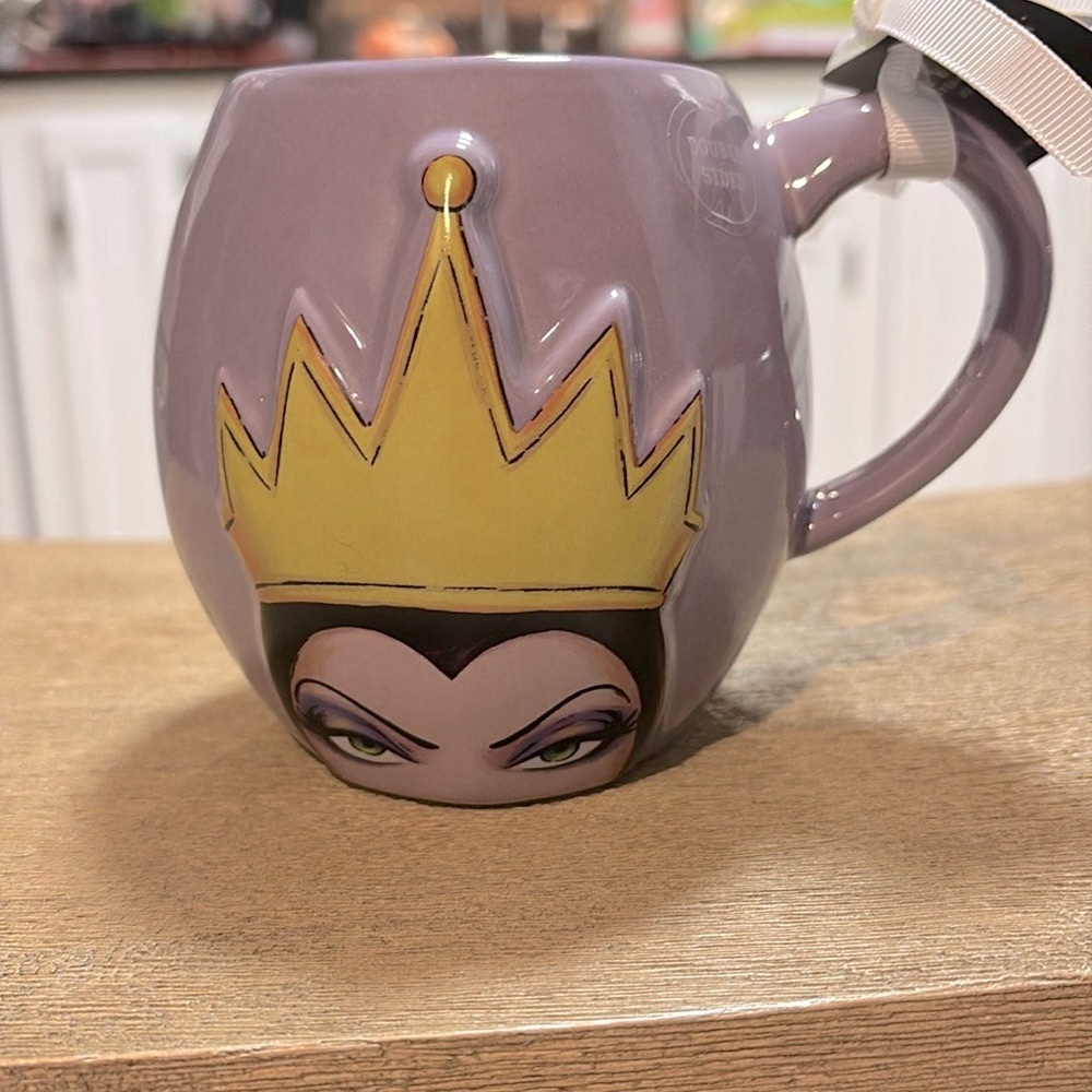 Rae Dunn x Disney Villains mug featuring Evil Queen
